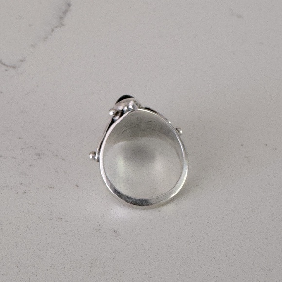 Sterling Silver Quartz Ring Size 7 1/4 - Picture 4 of 4